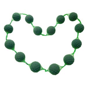 Bolas de espuma para flores, hebras de espuma verde, 12 bolas envueltas en malla para arreglos florales de boda, decoraciones de jardinería - Product Image 1