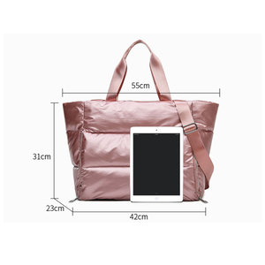 Bolsa <span class=keywords><strong>de</strong></span> Gimnasio y Yoga Personalizada <span class=keywords><strong>para</strong></span> <span class=keywords><strong>Mujer</strong></span>, Bolsa <span class=keywords><strong>de</strong></span> Viaje con Separación Húmedo/Seco, Bolsa <span class=keywords><strong>de</strong></span> Hombro Acolchada con Cierre <span class=keywords><strong>de</strong></span> Cremallera, Moderna - Product Image 2