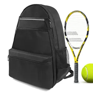 다기능 폴리 에스터 테니스 가방 배낭 라켓 테니스 및 여행 배낭 남성 신발 구획 가방