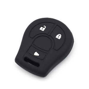 Chìa khóa xe 3 nút <span class=keywords><strong>Silicone</strong></span> từ xa chìa khóa xe trường hợp đối với n-issan March <span class=keywords><strong>Tiida</strong></span> altima a-rmada <span class=keywords><strong>Silicone</strong></span> chìa khóa xe trường hợp bảo vệ - Product Image 3