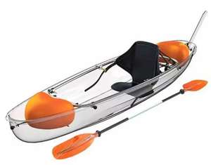 Kayak de Aluminio Transparente Barato 2023, con Pedales, para Uso Doméstico, Bote de Pesca, Canoa - Product Image 1