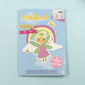 Fantastische Prinses Meisjes Kleurboeken Eco Vriendelijke Tekening Papier Met Afdrukken Stickers - Product Image 2
