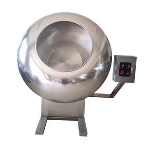Amandelnoten Pinda Noten Suiker Coating Machine Zoetwaren Gummy Candy Coating Polijstpan Machine - Product Image 4