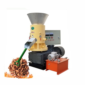 Machine à granulés de bois à matrice plate personnalisée de haute qualité avec moteur électrique, haute capacité, prix bas - Product Image 1