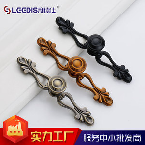 Chinese Style Antique Bronze Cabinet Handle 6143 Zinc Alloy Bar Shape Furniture Hardware Drawer Wardrobe Door Pull - Product Image 3