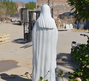 Statue de la sainte marie en marbre, icône de la vierge marie, décoration de l'église chrétienne, Statue catholique - Product Image 3