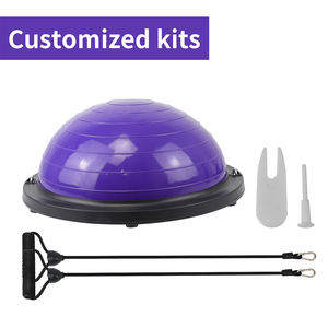 Pelota de Equilibrio de PVC Ecológica, Media Pelota de Estabilidad para Ejercicio Físico, Fabricada por Zhensheng, OEM - Product Image 4