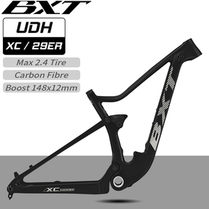 Bộ khung xe đạp leo núi full suspension <span class=keywords><strong>carbon</strong></span> BXT XC-097 <span class=keywords><strong>29er</strong></span>, dành cho địa hình, trục giữa BSA Boost 148mm, UDH - Product Image 1