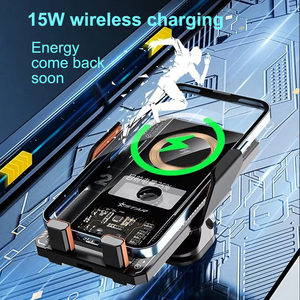 Nuevo Soporte para Teléfono y <span class=keywords><strong>Cargador</strong></span> Inalámbrico para Auto T8, Estilo Mecha, con Sensor Automático, Aleación, Rotación de 360 Grados - Product Image 5