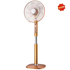 Ventilateur sur pied de 20 pouces ventilateur de circulation d'air à quatre vitesses ventilateur de sol pour bureau à domicile électrique boîte de couleur en plastique mécanique OEM