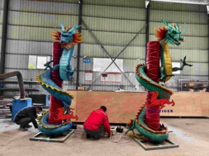 Fantástico Dragón Animatrónico de Simulación para Exhibiciones y Eventos - Product Image 3