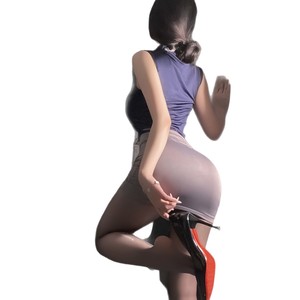 Ensemble de lingerie sexy et uniforme de secrétaire OL de Haoguang, best-seller, jupe moulante et nuisette séduisantes et provocantes, amusant - Product Image 4