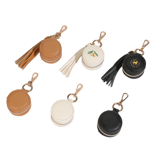 Custom PU Leather Mini Round Velvet Cushion Portable Travel Jewelry <b>Storage</b> <b>Box</b> with Elegant Design - Product Image 2