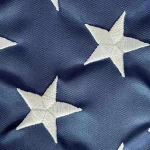 Heavy Duty Embroidery National USA Custom Size Embroidered 2x3ft 3x5ft 90x150cm American <b>Flags</b> - Product Image 3