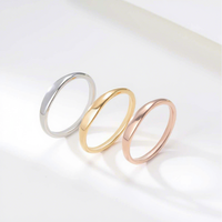 Neuer Edelstahl-Partnerring im Schlichten DIY-Minimalistischen Stil, Valentinstag-Geschenk, Gravur möglich, Muttertag-Geschenk