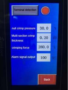 Máquina prensadora de terminales de empalme de alta precisión con control de servomotor - Product Image 5