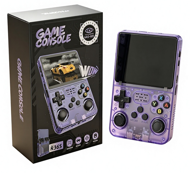 R36S Retro Gaming Console Hand Held Game Console Handheld Game Player Handheld Console Portable Jeux Video Videogame Portatil