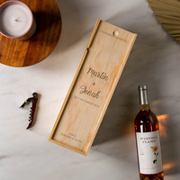 Boîte cadeau en bois de luxe pour vin, logo de marque personnalisé, rembourrage intérieur en bois naturel, présentation haut de gamme, collection de vins