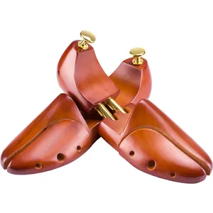 Ajustável Pine Wood Shoe Maca Tamanho Ajuste Shoe Expander Wooden Shoe Tree para Mulheres