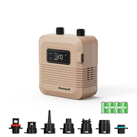 Pompe à air électrique pour paddle board 20 PSI haute pression, pompe SUP intelligente à double étage, batterie rechargeable 4*2600mAh