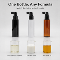 Flacon pulvérisateur vide en PET à brume fine 50ml 60ml 80ml 100ml, flacon pompe rechargeable pour soins bucco-dentaires, tonique capillaire, emballage cosmétique, format voyage