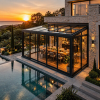 Pergola en aluminium Mexin, auvent de jardin extérieur, toit à persiennes, abri de terrasse, pour jardin, terrasse, bord de piscine, villa de villégiature