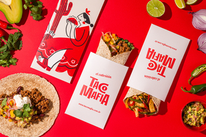 Impresión personalizada maxican restaurant takeout Packaging to go Nachos takeaway chips Burritos Tortilla comida rápida caja de papel contenedor - Product Image 5