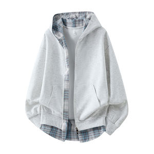 Veste de survêtement en tricot à fermeture éclair pour homme, mode décontractée d'hiver 2025, motif graphique, veste vintage de course - Product Image 4