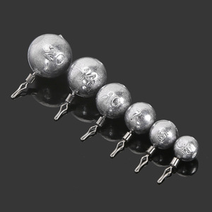 Plombs de pêche cylindriques 20g durables pour la pêche au drop shot - Product Image 3