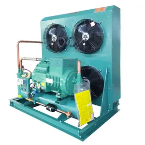 Semi Hermetic Piston Compressor Rapid Freezer 5HP Condensing Unit for cold storage R404A R507C