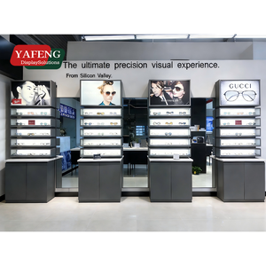 Muebles <span class=keywords><strong>de</strong></span> Madera y Vidrio para Óptica, Diseño Personalizado, Exhibidores Modernos para Gafas, Vitrinas para Lentes <span class=keywords><strong>de</strong></span> Sol, Gabinetes <span class=keywords><strong>de</strong></span> Exhibición Óptica - Product Image 1