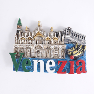 Aimant de réfrigérateur personnalisé en gros <span class=keywords><strong>Venise</strong></span> Istanbul Buyukada Alicante Souvenir City Landmark Aimants en résine de voyage pour réfrigérateur - Product Image 3