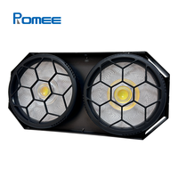 Luz Cegadora LED COB de 2 Ojos a Todo Color de 200W WW+RGB, DMX512 para DJ, Club, Conciertos, Eventos, Teatro, Escenarios, Bodas