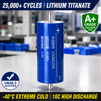 Batería LTO Grado A 66160, 45Ah 2.3V, Celda de Titanato de Litio, Descarga 10C, Reemplazo para Yinlong, para Audio de Coche, DIY, Paquete de 12V 24V