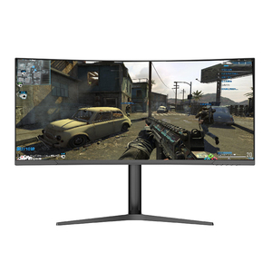 Nouvel écran incurvé large de 34 pouces 4K 75Hz 144Hz 165Hz pour jeux eSport, bureau à domicile, affaires, écran LCD LED RGB, réglable en hauteur - Product Image 1