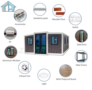 <span class=keywords><strong>Casa</strong></span> Prefabbricata Pieghevole a 3 Camere da Letto, Modulare ed Espandibile, <span class=keywords><strong>Container</strong></span> da 20/40 Piedi, <span class=keywords><strong>Vendita</strong></span> Diretta - Product Image 6