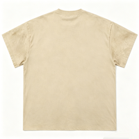 T-shirt personnalisé Kornit DTG avec impression de badge effet vieilli, service OEM, vêtement en coton tendance streetwear