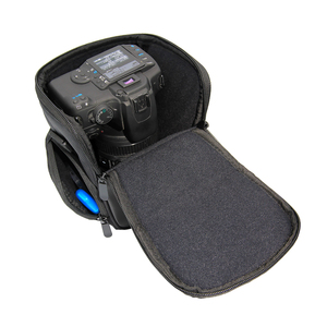 กระเป๋ากล้อง DSLR ทรงสามเหลี่ยมสีดำไนลอนกันฝนสำหรับ EOS 1300D <span class=keywords><strong>6D</strong></span> 70D ซีรีส์ซอฟท์ทราเวลเคสสำหรับถ่ายภาพ - Product Image 3