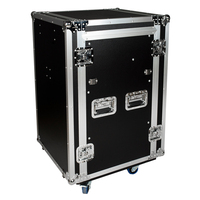 Armoire à trois portes GEHUA 12/14/16/18/20U, armoire audio pour l'aviation, amplificateur de puissance, console de mixage, boîte à outils résistante aux chocs