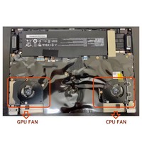 BS5405HS-U4W/U4X ventilateurs de refroidissement pour ordinateur portable CPU GPU pour MSI furtif 15M-A11UEK MS-1562 A11SEK A11SDK ordinateur PC ventilateur refroidisseur radiateur