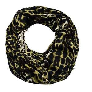 Summer Fashion Travel Loop <strong>Scarf</strong> Wrap Women Leopard Print Infinity <strong>Scarf</strong> <strong>With</strong> Zipper <strong>Pocket</strong> - Product Image 3