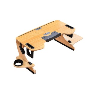 Escritorio de madera para ordenador, escritorio de cama plegable y de ángulo ajustable para perezosos, escritorio de ordenador portátil multifuncional para oficina en casa - Product Image 6