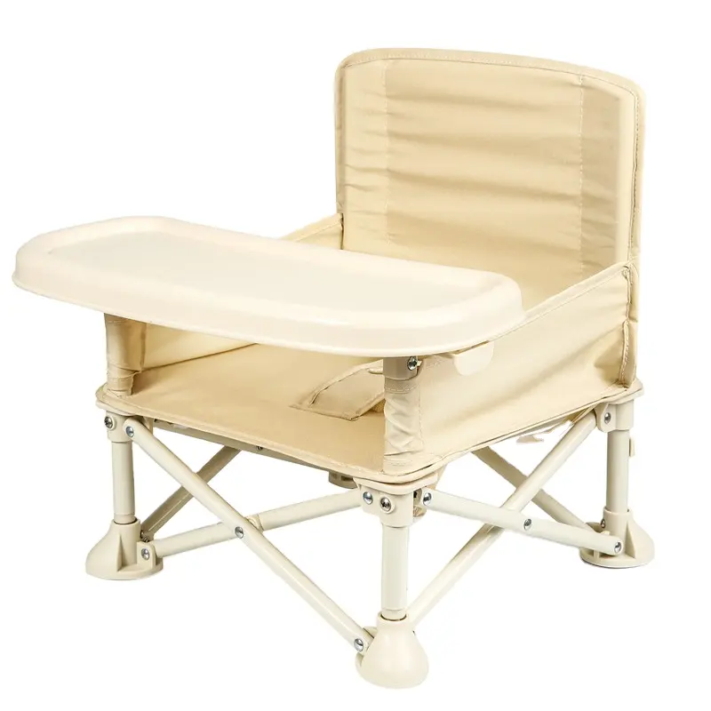 Chaise haute multifonction pliable et compacte Fast Easy Siège d'appoint pour enfants avec plateau Chaise pour bébé de camping
