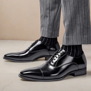 Precio de fábrica Oficina <span class=keywords><strong>Oxford</strong></span> Zapatos italianos clásicos Hombres Cuero genuino Boda Zapatos formales Zapatos de vestir de lujo personalizados para hombres - Product Image 5