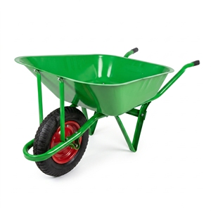 WB6502 150kg Heavy Duty Construction Wheelbarrow 3.50-8 Pneumatic Rubber <b>Wheel</b> Carretilla - Product Image 1