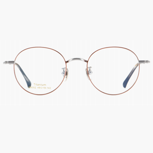 High Quality Retro Optical Eyeglasses Frames Pure Titanium Spectacle Eyewear 5 Colors Custom Logo OEM/ODM for Men Women Factory