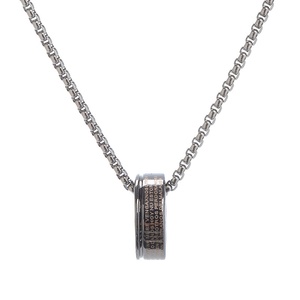 힙합 스타일 링 펜던트 목걸이 여성 남성 미니멀리스트 목걸이 쥬얼리 액세서리 스웨터 착용 - Product Image 5