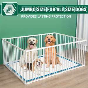 Tapis d'apprentissage jetables écologiques en coton pour chiots, imperméables, anti-fuites, personnalisables et tendance - Product Image 5