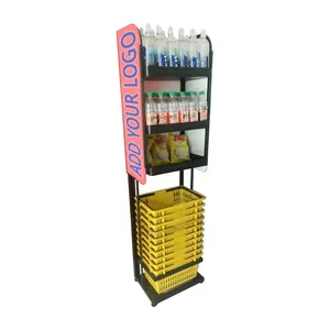 Bán Hot Cửa Hàng Bán Lẻ Chai Hiển Thị Đứng Cho Chai Nước Giải Khát Hiển Thị Giá - Product Image 6