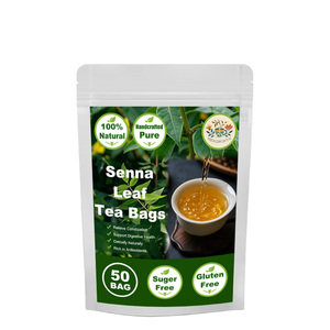 Sachets de thé pur à base de feuilles de <span class=keywords><strong>séné</strong></span> 100 % naturelles – Soulage la <span class=keywords><strong>constipation</strong></span> et favorise la détoxification digestive - Product Image 2